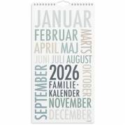 Familiekalender TrendArt 2026
