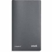 Index Planner m&aring;nedskalender m&oslash;rkegr&aring; PP-plast 2026