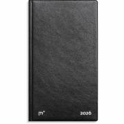 City Week Planner tv&aelig;rformat sort vinyl 2026