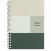 A6 ugekalender tv&aelig;rformat tekstilpr&aelig;g 2026