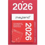 Lille afrivningskalender m/bagsidetekst 2026