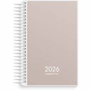 Basic mini dagkalender PP-plast 2026