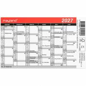 Lommekalender, Mayland Mini, Mini, 118 x70mm &aring;r: 2027, Flerfarvet,, FSC Mix Credit