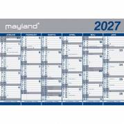V&aelig;gkalender, Mayland k&aelig;mpe, 72x740mm &aring;r: 2027, Flerfarvet,, FSC Mix Credit