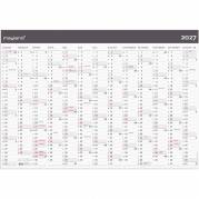 V&aelig;gkalender, Mayland k&aelig;mpe, MODERNE, 72 x740mm &aring;r: 2027, Flerfarvet,, FSC Mix Credit