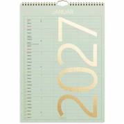 V&aelig;gkalender, Mayland Familie, Family, A4 210x297mm &aring;r: 2027, Flerfarvet,, FSC Mix Credit