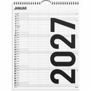 V&aelig;gkalender, Mayland Familie, Family 295x393mm &aring;r: 2027, Flerfarvet,, FSC Mix Credit