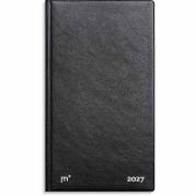 Week Planner, Mayland City Diplomat, 102 x173mm &aring;r: 2027, sort,, FSC Mix Credit