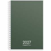 Ugekalender, Mayland, 168x216mm &aring;r: 2027, gr&oslash;n,, FSC Mix Credit