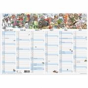 V&aelig;gkalender, Mayland, Otto Dickmeiss 419x297mm &aring;r: 2027, Flerfarvet,, FSC Mix Credit