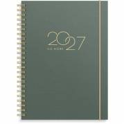 Livsstilskalender, Mayland Life Planner Do More, 164x214mm &aring;r: 2027, gr&oslash;n,, FSC Mix Credit