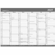 V&aelig;gkalender, Mayland, 417x796mm &aring;r: 2027, Gr&aring;,, FSC Mix Credit