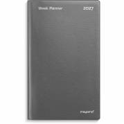 Week Planner, Mayland, 100x175mm &aring;r: 2027, Gr&aring;,, FSC Mix Credit