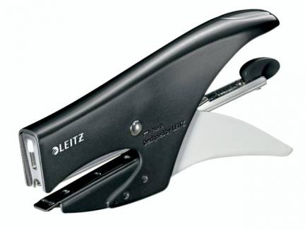 Hæftetang Leitz 5547 15ark metallic sort