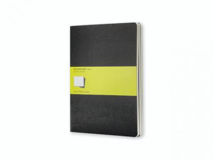 Notesbog MOLESKINE Cahier Journal ulinieret XL 3-pack