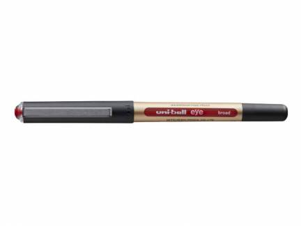 Rollerpen Uni-ball Eye Broad rød stregbr. 1mm