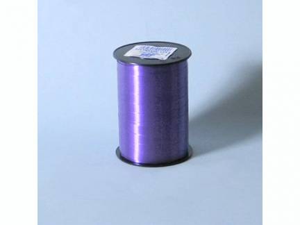 Gaveb&aring;nd glat m&oslash;rk lilla 10mmx250m nr. 49