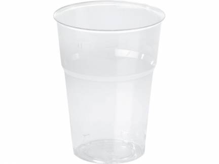 Plastglas økonomi 25cl 0,2l 50stk/ps