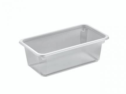 Plastbakke Kageboks K2182-1E 1-rum 710 ml 179x98x60 mm PP Klar