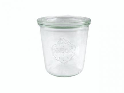 Sylteglas Weck incl låg (742) 580ml Ø10x10,7cm 6stk/pak