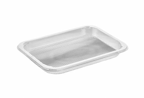 Plastbakke K2187-1c klar APET 178x137x18mm 330ml 752stk/kar 187x137x17,5mm