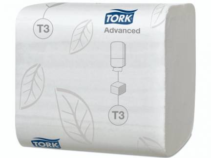 Toiletpapir ark Tork Bulk T3 114271 Advanced 2-lags 36x242stk/kar