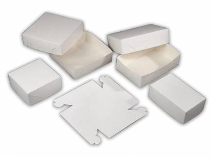 Kage&aelig;ske nr. 2 h&oslash;j 140x230x80mm 250stk/pak Hvid 1x1x1mm (250EA)