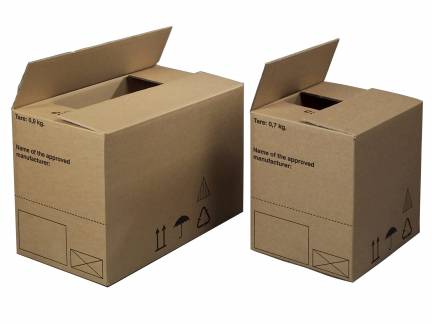 Bølgepapkasse 175x155x213mm Farligt gods kasser 4GV 3,11mm