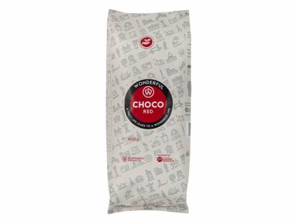 Kakaodrik varm Wonderful Choco Red 14% 1000g/stk 1x1x1mm (1kg)