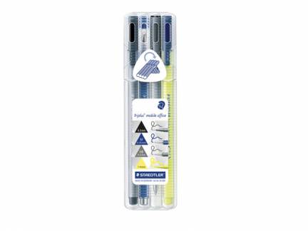 Marker STAEDTLER triplus Mobile Office ass. 4stk