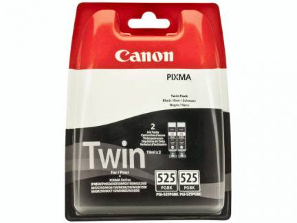 PGI-525 black ink tank twin-pack