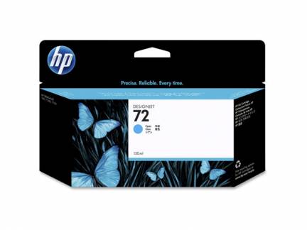 HP 72 cyan ink cartridge, 130ml