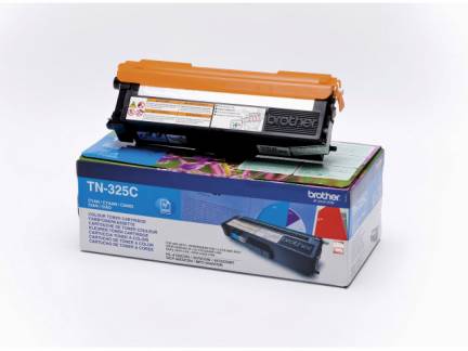 Lasertoner Brother TN325C 3500 sider v/5% cyan