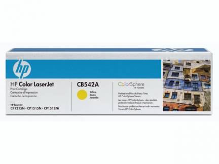 Lasertoner HP CB542A gul LJ serie CP1210/CP1510/CM1312