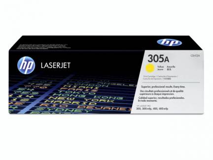 Color LaserJet 305A yellow toner