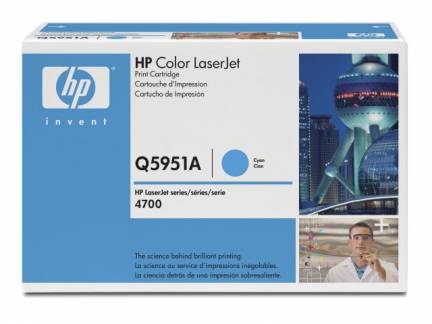 Color LaserJet 643A cyan toner