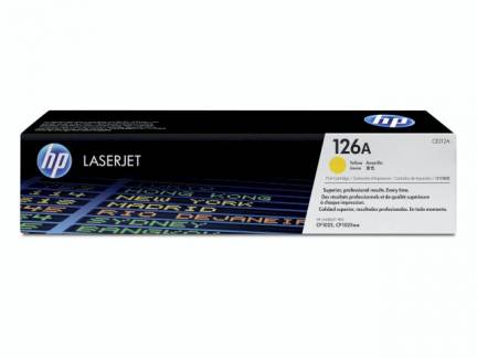 Color LaserJet 126A yellow toner