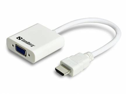 HDMI to VGA Converter, White