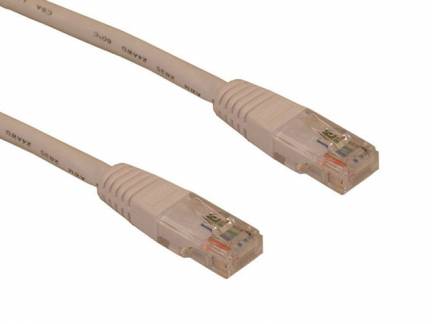 Network Cat6 UTP Cable, White (1m)