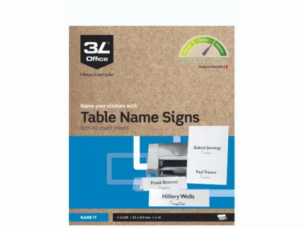 Bordskilt 3L 210x63mm 10stk/pak