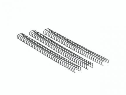 Spiralrygge Fellowes 3:1 wire 6mm sølv A4 2-35stk 100stk/pak