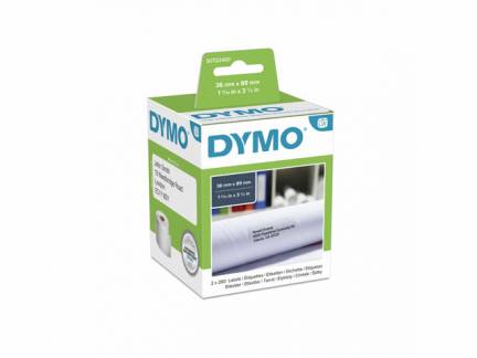 Adresseetiketter DYMO 36x89mm 2x260stk/rul 99012