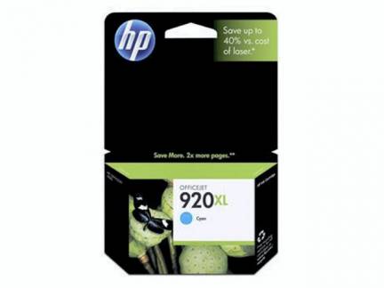 HP 920 XL officejet cyan ink cartridge