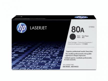 LaserJet 80A black toner cartridge