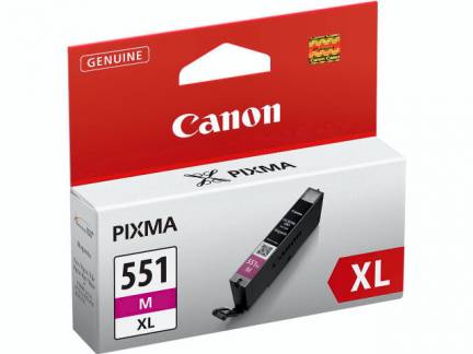 Blækpatron Canon CLI-551 XL iP7250, MG5450, MG6350 magenta