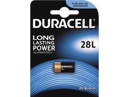 Batteri Duracell Photo 28L 6V Lithium 1stk/pak