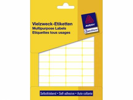 Etiket Avery hvid 32x10mm 3320 1144stk/pak