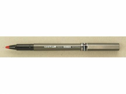 Rollerpen Uni-ball rød 0,2mm UB-155 DeLuxe Micro