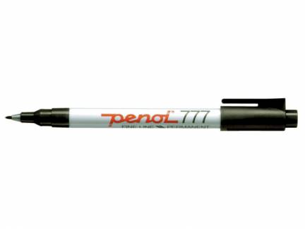 Marker Penol 777 sort 1,0mm