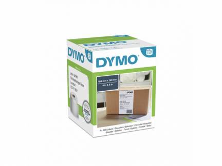 Shippingetiketter DYMO hvid 104x159mm 220stk/rul